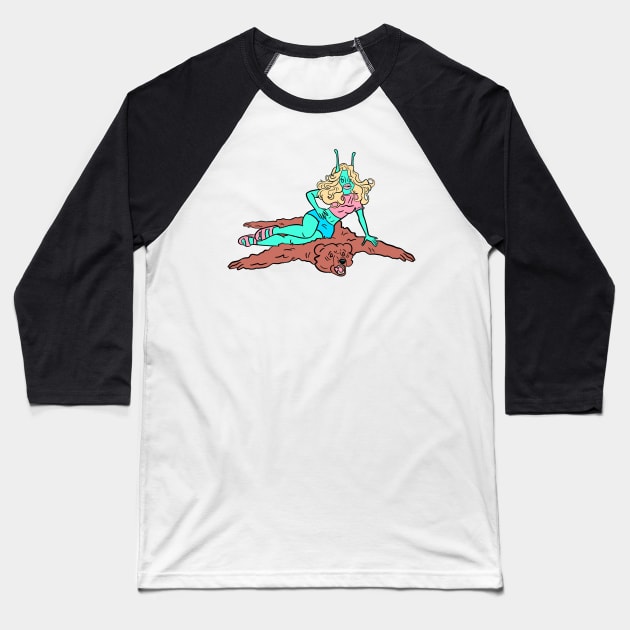 Let’s lounge together Baseball T-Shirt by Sasha Banana 